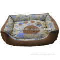 Square Patch Paw pet dog bed